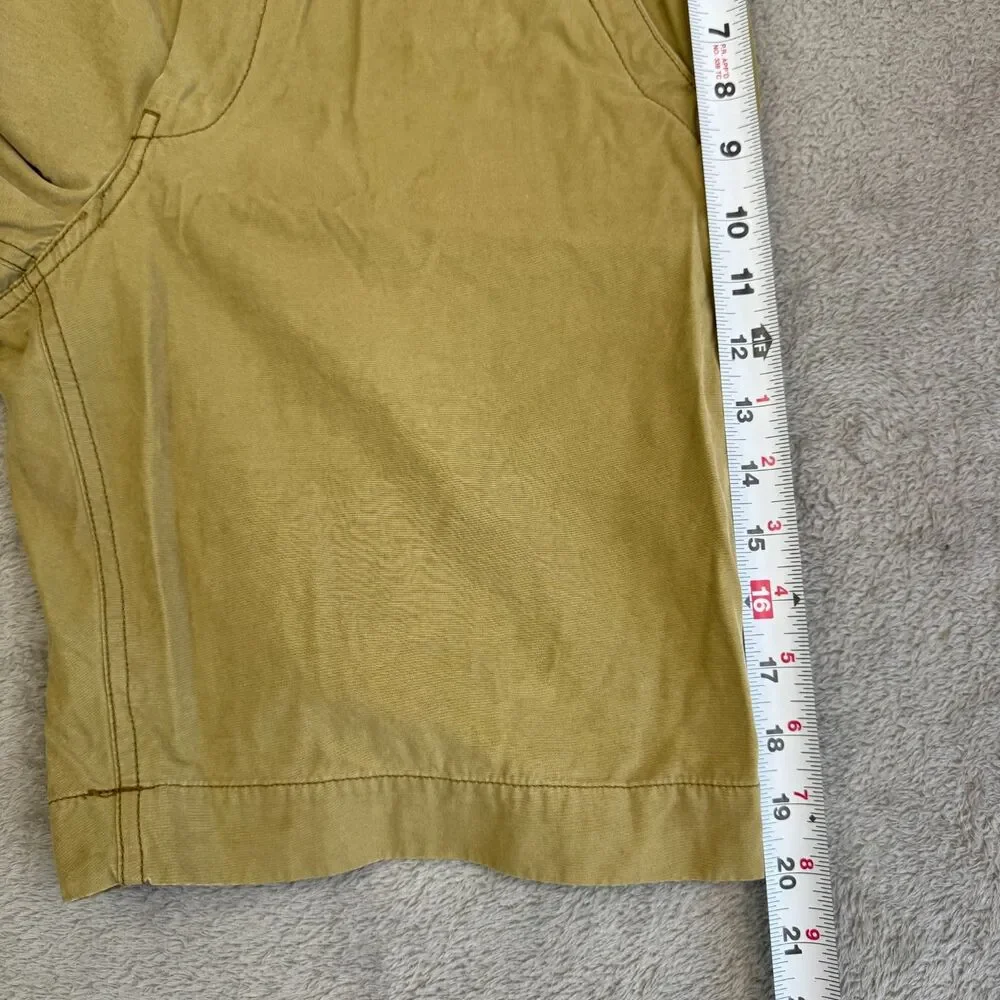 Tommy Bahama Chino Shorts Mens 30 Tan Silk Classic Fit Slash Pockets Flat Front